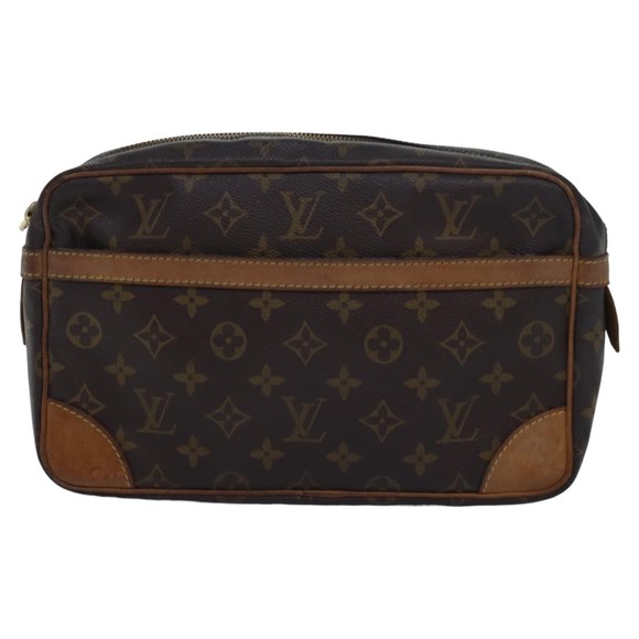 LOUIS VUITTON Monogram Compiegne 28 Clutch Bag M51845 LV Auth yk13547 - Picture 13 of 16
